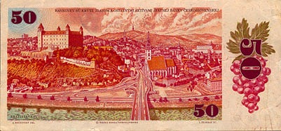 50 Korun   1987   back